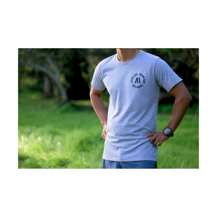 ASS MAGIC T-SHIRT GREY MELANGE – ASS MAGIC Chamois Cream