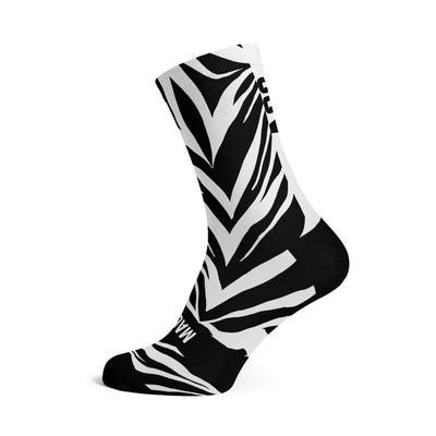 ASS MAGIC Sox Zebra Stripe Black/White